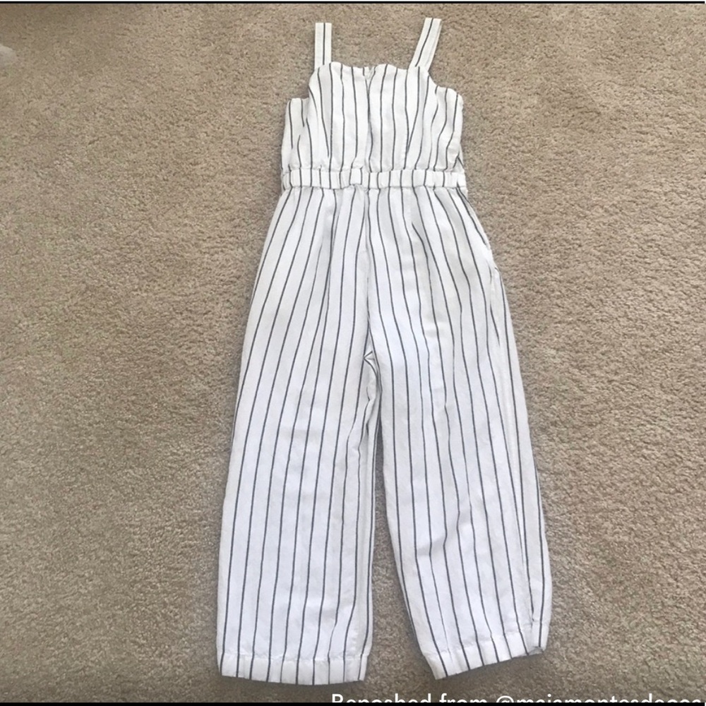 Loft white jumpsuit